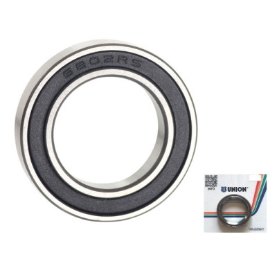 Ložisko 6802 2RS, 15x24x5 do náboja, ks