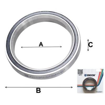 Ložisko hl.zloženia 1 1/8 Union, CB-786