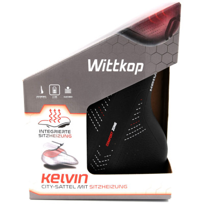 Sedlo Gel Wittkop Kelvin City vyhrievané so zámkom