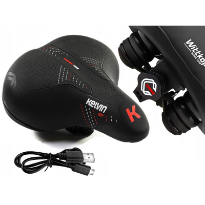 Sedlo Gel Wittkop Kelvin City vyhrievané so zámkom