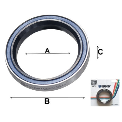 Ložisko hl.zloženia 1 1/8 Union, CB-713