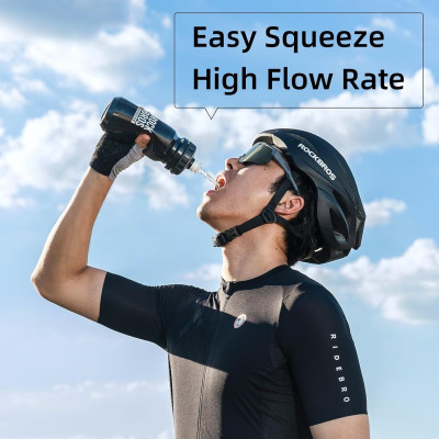 Cyklofľaša RockBros, polypropylén, 600 ml, čierna