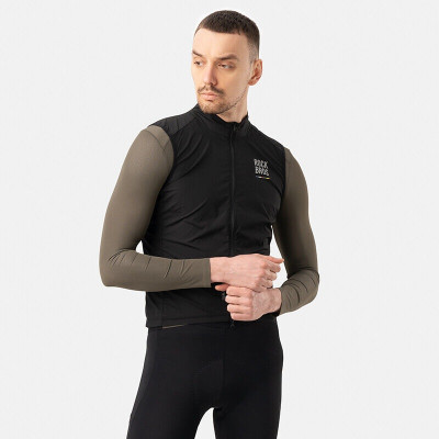 Cyklistická vesta RB Road-to-Sky čierna, dámska/pánska, veľ XXL bez rukávov