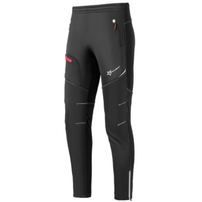 Cyklistické termo nohavice RockBros, veľ.XXL, vodotesné, čierne