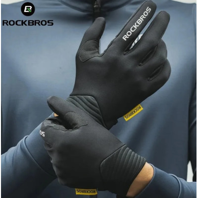 Rukavice RockBros termo cyklistické rukavice,veľ.M