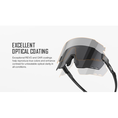 Okuliare Magicshine, rada WINDBREAKER, bielo/zelené