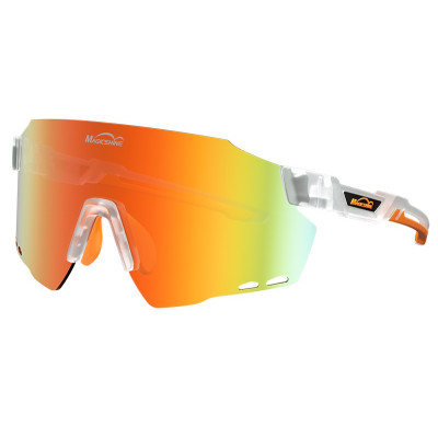Okuliare Magicshine, rada WINDBREAKER, bielo/oranžové