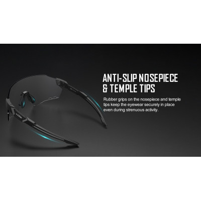 Okuliare Magicshine, fotochromatické, rada WINDBREAKER, bielo/zelené