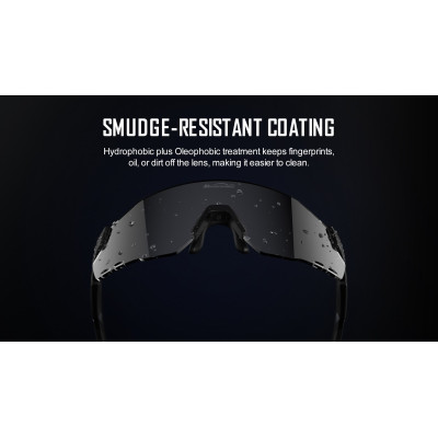 Okuliare Magicshine, fotochromatické, rada WINDBREAKER, čierno/modré