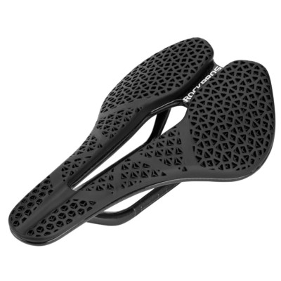 +Sedlo RockBros carbon 3D s otvorom, bez zámku, čierne