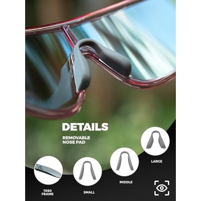 Okuliare RB, fotochromatické, ružové