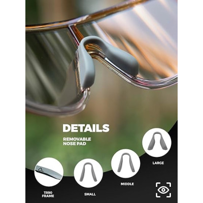 Okuliare Rockbros, fotochromatické, oranžové