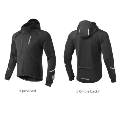 Bunda-RockBros softshellová s kapucou, veľ.3XL