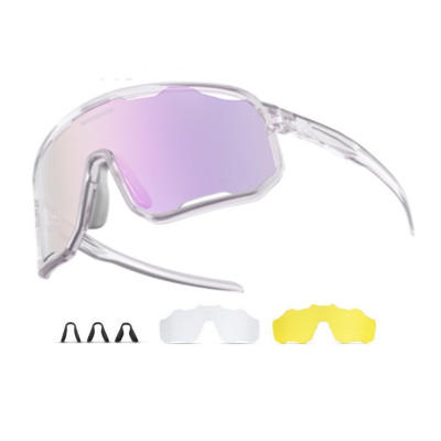 Okuliare Rockbros, fotochromatické, transparentné