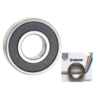 Ložisko 6001 2RS, 12x28x8 do náboja, ks