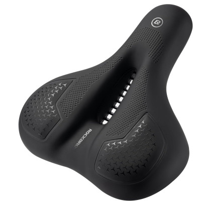 Sedlo Gel RB s otvorom a rukoväťou, čierne