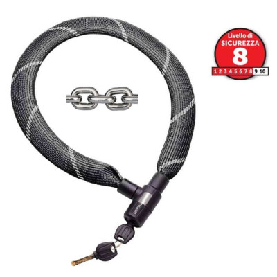 Zámok BRN LU112G reťazový 900mm,šedý