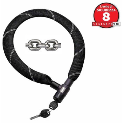 Zámok BRN LU112N reťazový 900mm,čierny