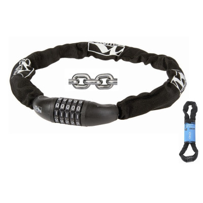 Zámok M-Wave, reťazový na kód 6x850mm, na karte