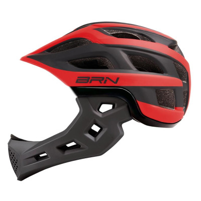 Prilba, BRN Double In-Mould matná červeno/čierna, veľ S