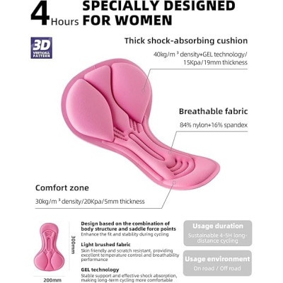 Cyklistická RockBros spodná bielizeň/kraťasy, veľ.XL, dámske