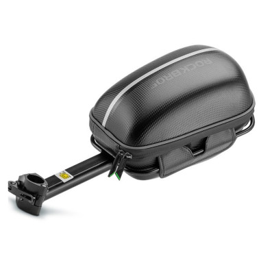 Taška RB s nosičom na sedlovú trubku, cca. 12L, čierna