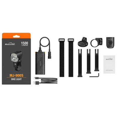 Svetlo predné Magicshine MJ-900S 1500 Lm. V cene výrobku je zahrnutý recykl.pop.pre SR v sume 0,1248 €/kg.