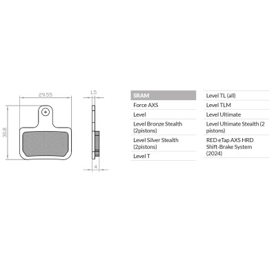 Brzd.plat.org.Union Avid DB1/DB3 do disk.bŕzd