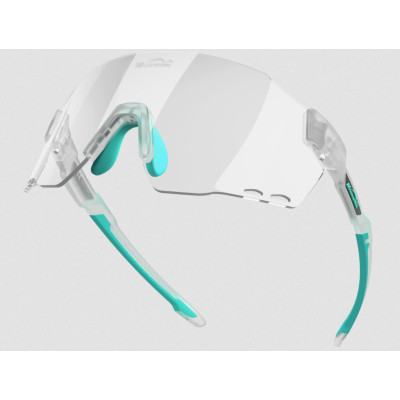 Okuliare Magicshine, fotochromatické, rada WINDBREAKER, bielo/zelené