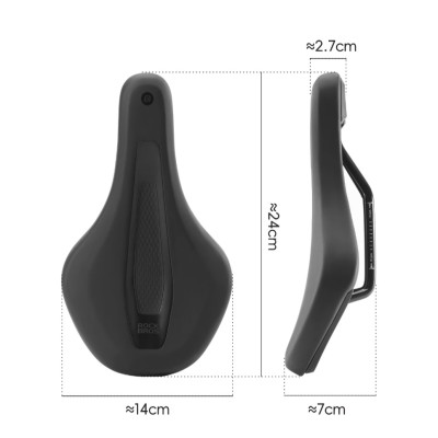 Sedlo detské RockBros, ergonomické, čierne