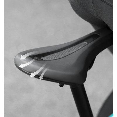 Sedlo detské RockBros, ergonomické, čierne