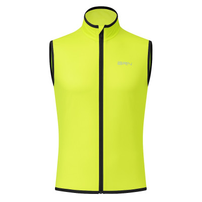 Cyklistická vesta BRN AN5FG, reflex.zelená, veľ XXXL, bez rukávov