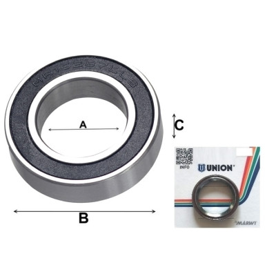 Ložisko CB-091 stred.zloženia, MR16287 LLB pre rôzne značky