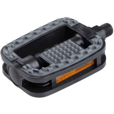 Pedál protišmykový, 9/16 guma,čierny