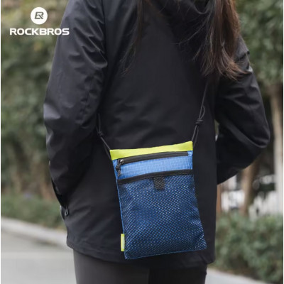 Taška RockBros multifunkčná na riadidlá, 1,5l, modrá