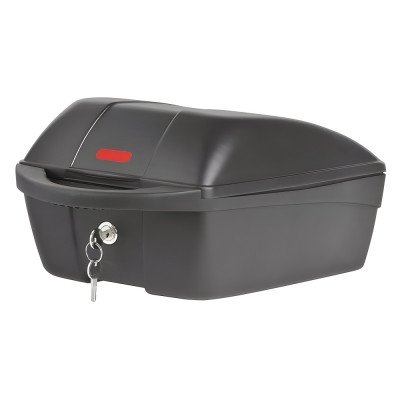 Kufor plast na zadný nosič, zamykací, 12 litrov