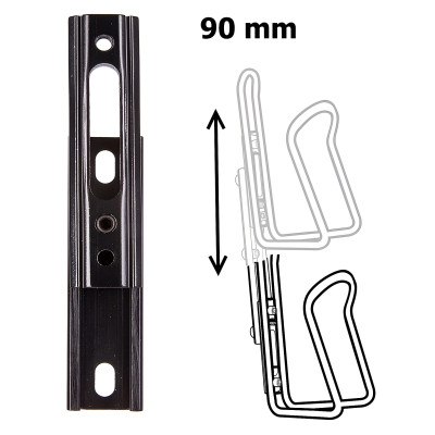 Adaptér na upevnenie košíka na fľašu, dural