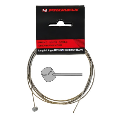 Lanko na zadnú brzdu slick nerezové 2000x1,5mm