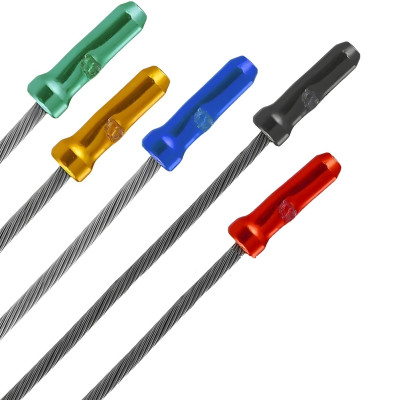 Koncovky rad./brzd.lanka, dural 5 farieb po 50 ks