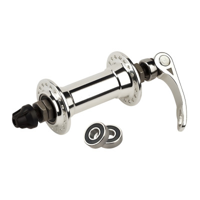 Náboj predný AL s RU, ložiskový, 36dier, strieborn