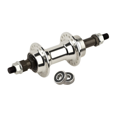 Náboj zadný Al. ložiskový 130mm,36 dier, strieborn