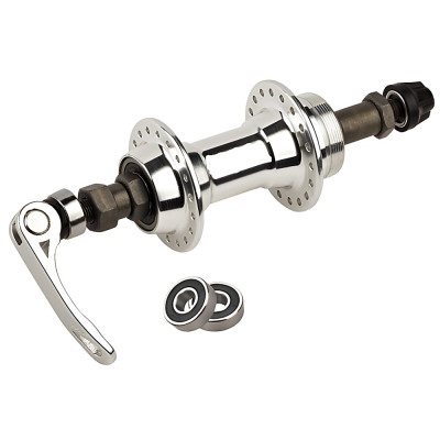 Náboj zadný AL s RU, strieb.,130mm, ložis., 36dier