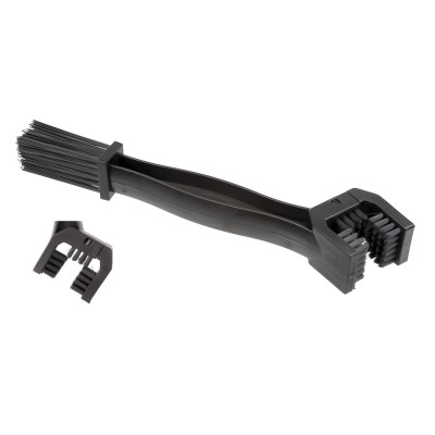 Čistiaca kefa na reťaze, plast, čierna