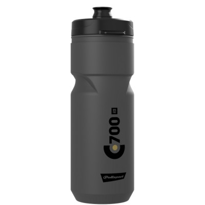 Cyklofľaša Polisport C700, 700 ml, tmavo sivá