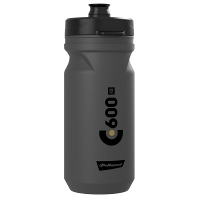 Cyklofľaša Polisport C600, 600 ml, tmavo sivá