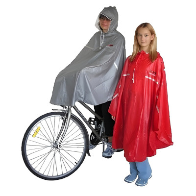 Pršiplášť-PONCHO cyklist. pre dosp.,sivý,veľ.uni