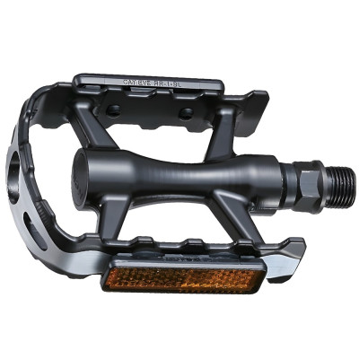 Pedál PL MTB Union, dural ložiskový 9/16, čierny