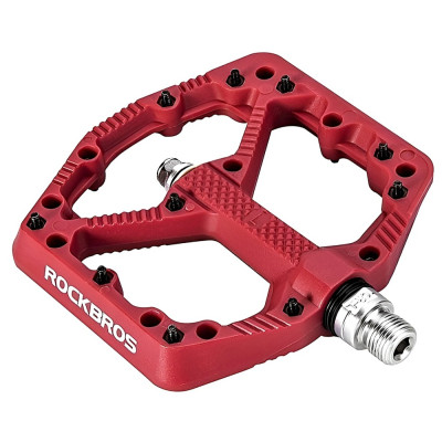 Pedál RB, PL,LSL Flat nylon, 9/16, červený