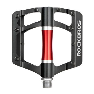 Pedál RB, PL,LSL Flat Al, 9/16, čierno/červený