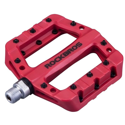 Pedál RB, PL,LSL Flat nylon, 9/16, červený